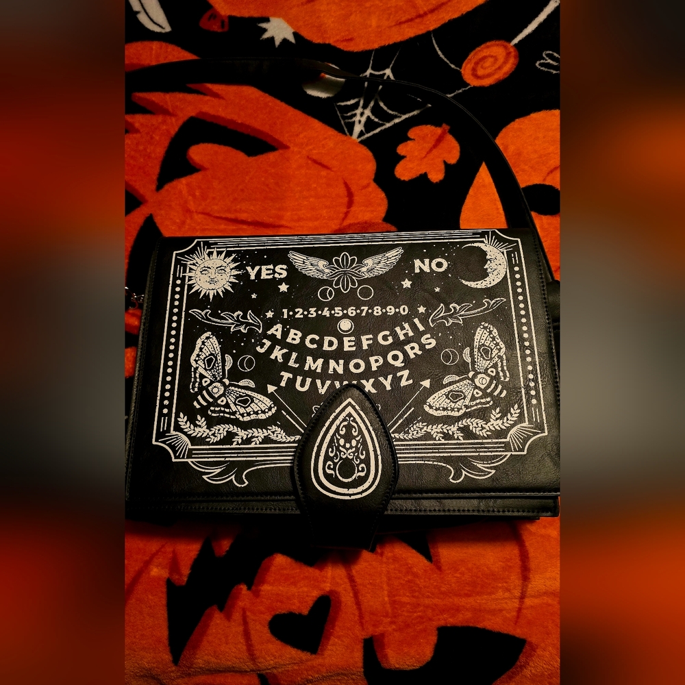 Ouija Board Black and White Women's Bag